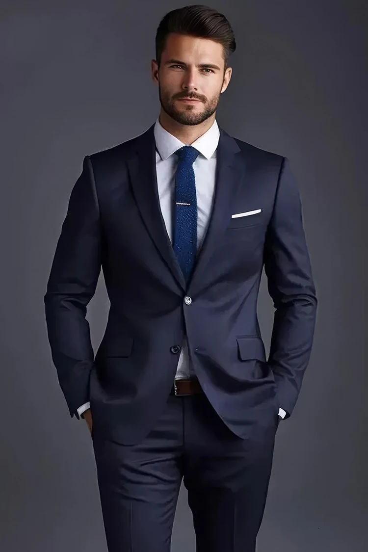 Blue Business Suit